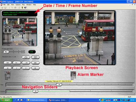 DVD-Explorer Main Screen
